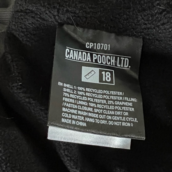 NWOT Canada Pooch winter jacket - Size 18 - Picture 4 of 7